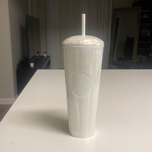 White marble Starbucks cup